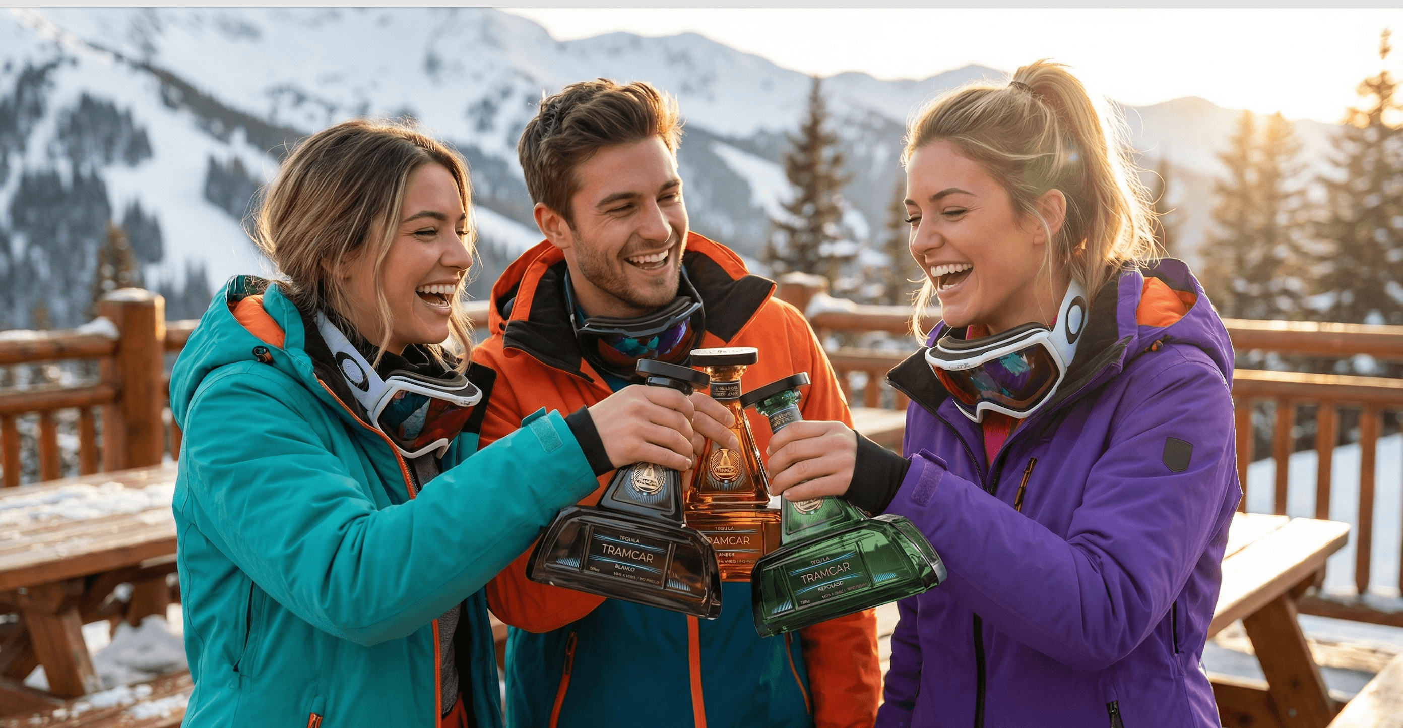 From skiing action to après-ski celebration